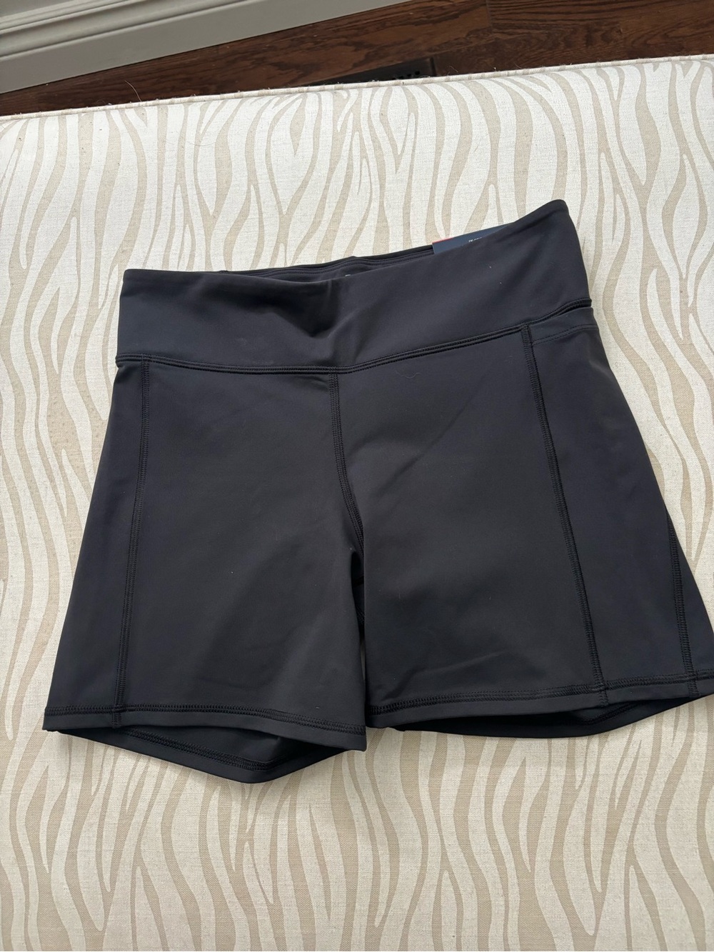 NWT Reebok Black High-Rise Bike Shorts